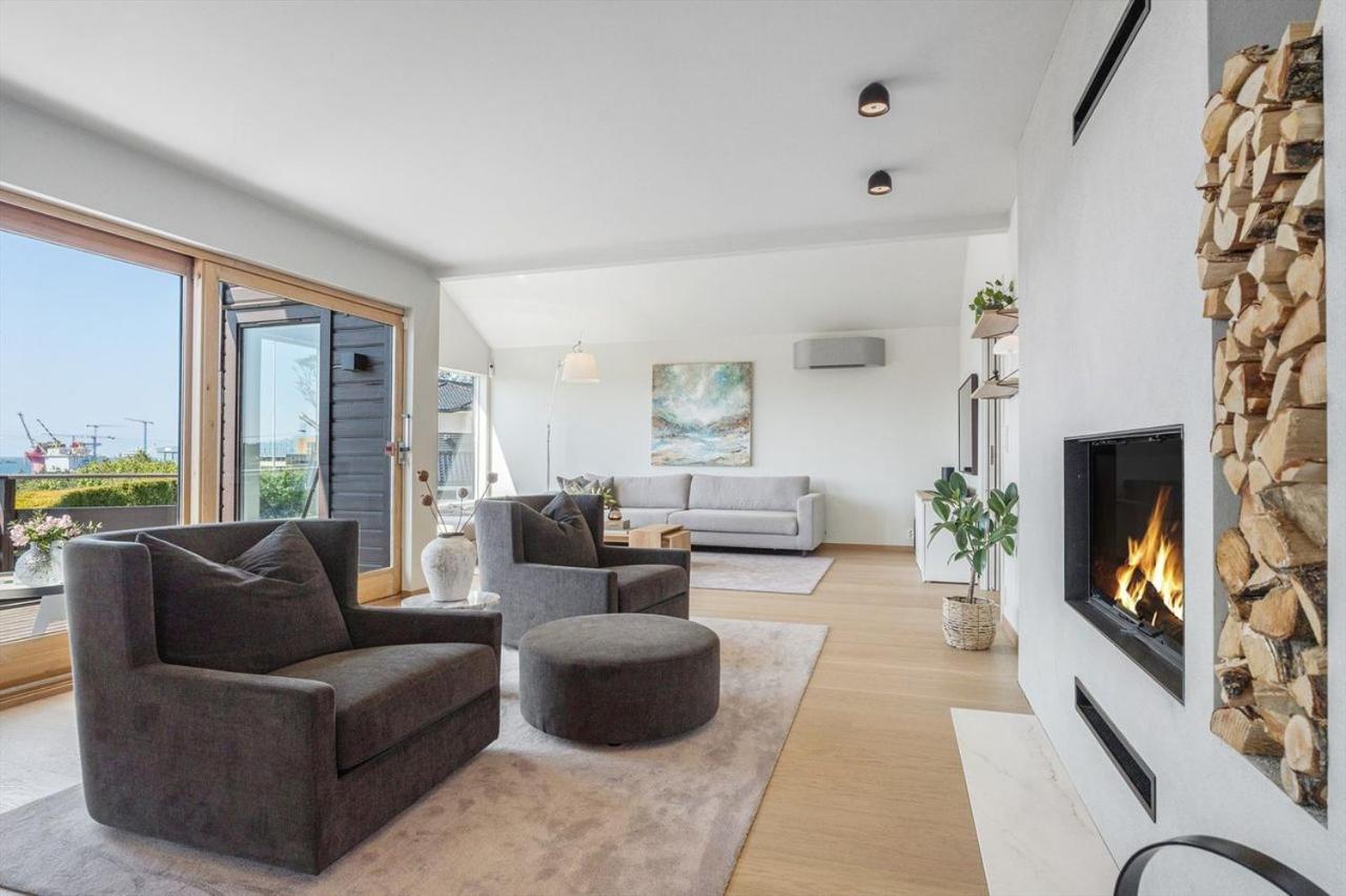 Exclusive Family Villa In Haugesund - Lovely Ocean View, 5 Bedroom, Free Parking Exteriér fotografie
